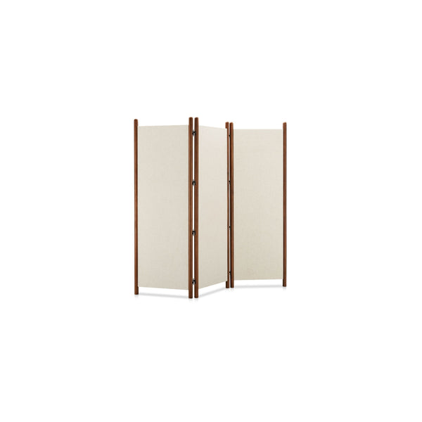 Moe's Enni Screen Off White Linen Divider