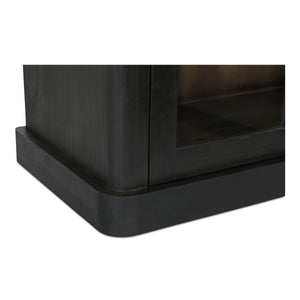 Mona Tall Cabinet with Sliding Glass Doors