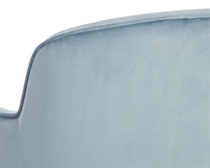 KARINA OFFICE CHAIR - CORNFLOWER BLUE SKY