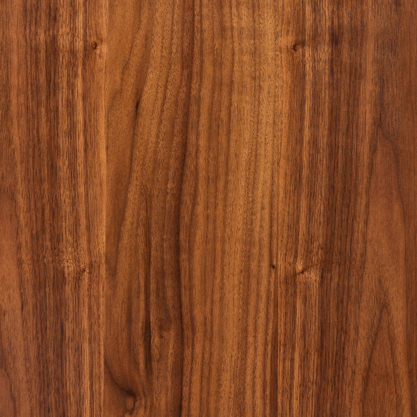 Hayward Cabinet In Natural Walnut-Black Aluminum-Black Iron