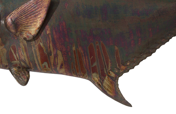 Permit Fish Wall Sculpture , Copper Patina