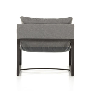 Avon Outdoor Sling Chair In Charcoal