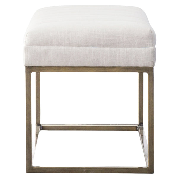 Darius Fabric Bench In Shortbread