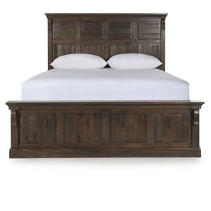 Adelaide Solid Wood Queen Bed - Cocoa Brown