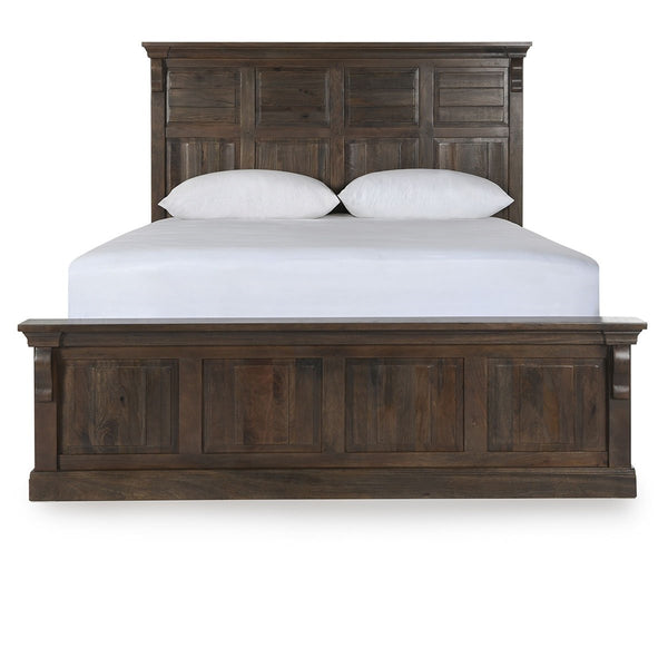 Adelaide Solid Wood Queen Bed - Cocoa Brown