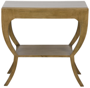 Maude Side Table, Saddle Brown