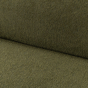 Faris Upholstered Sofa in Dark Olive with Plush Comfort