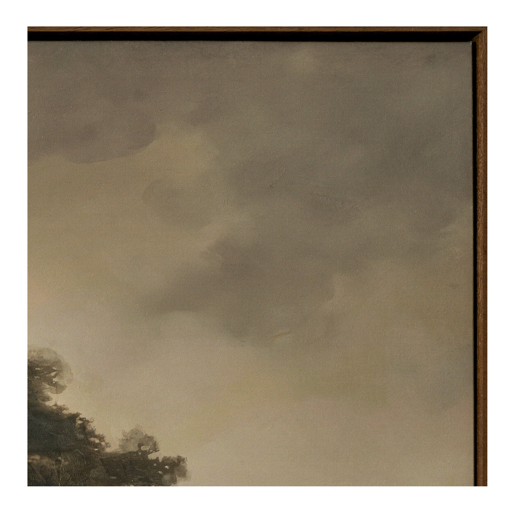 Moe's Reverie Framed Painting in Multicolor