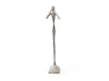 See No Evil Sculpture, Silver Leaf, Large 81"H