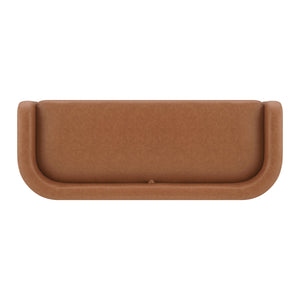 Wendy KD Faux Leather Storage Bench, Vintage Cider