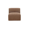 Moe's Isla Slipper Chair with Washable Cover in Mocha