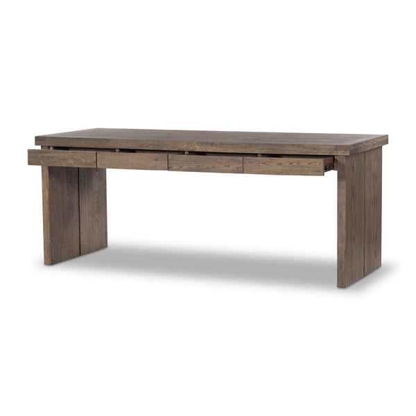 Warby Desk in Worn Oak Veneer