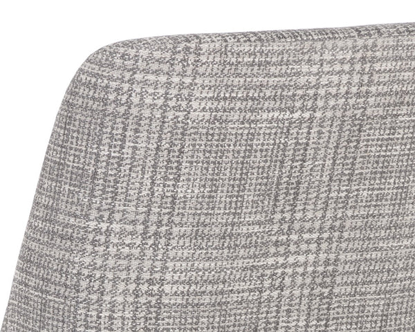 ESTRADA DINING CHAIR - NAYA CHECK LIGHT GREY
