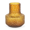 Jolene Short Amber Glass Vase
