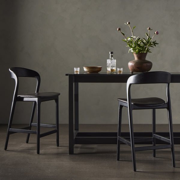 Amare Bar + Counter Stool - Sonoma Black