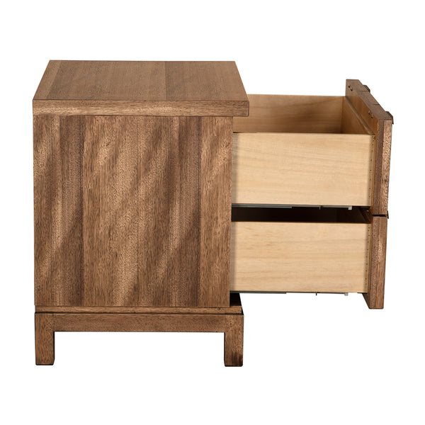 Musashi 2 Drawer, Small, Dark Walnut