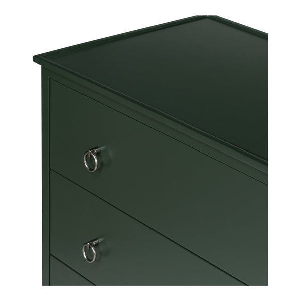 Reagan 6 Drawer Dresser in Deep Green