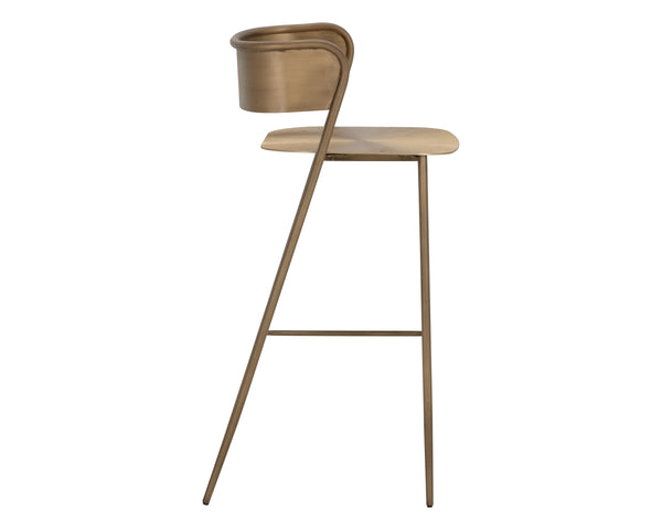 KEANU BARSTOOL - ANTIQUE GOLD
