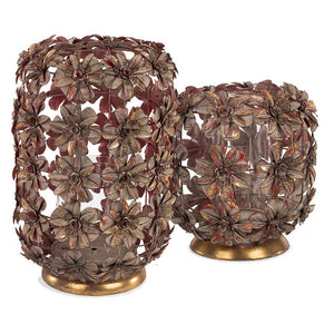 Rococo Vase/ Lantern, Rose