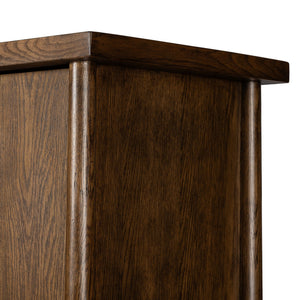 Renaud 3-Door Cabinet - Dark Toasted Oak Veneer