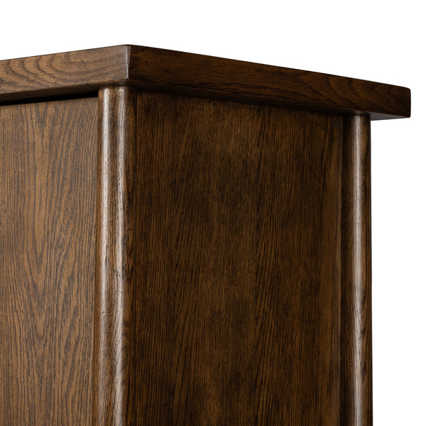 Renaud 3-Door Cabinet - Dark Toasted Oak Veneer