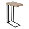 Moe's Mila C-Shaped Side Table in Natural Oak