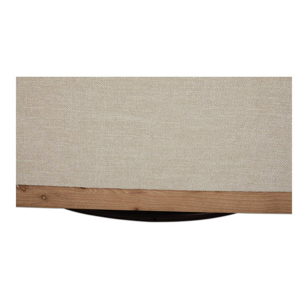 Moe's Linden Swivel Chair in Soft Beige