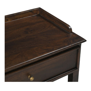 Maeve Nightstand in Dark Brown Mango Wood