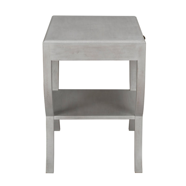 Maude Side Table, White Wash