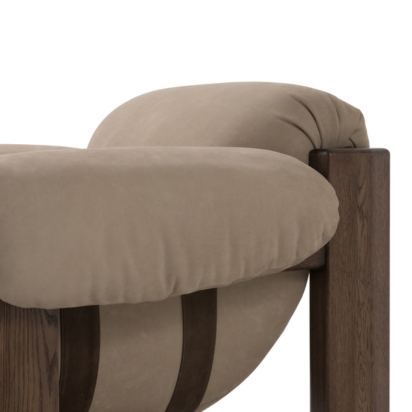 Samena Chair in Nubuck Sand