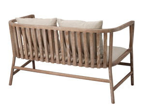 Grayson Wood Settee