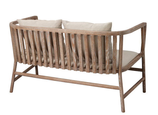 Grayson Wood Settee