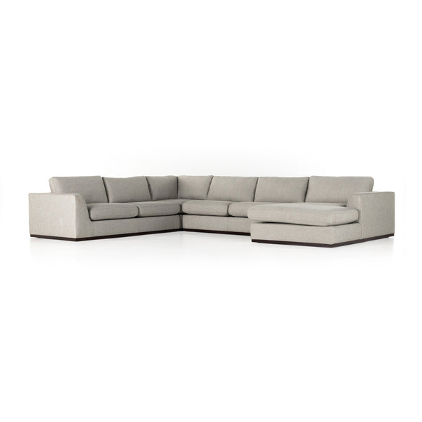 Colt 4-Piece Sectional - Aldred Silver