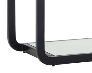 AMBRETTA BOOKCASE - SMALL - BLACK / SMOKE GREY
