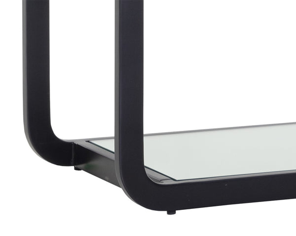 AMBRETTA BOOKCASE - SMALL - BLACK / SMOKE GREY