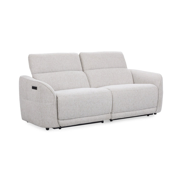 Ostend Upholstered Power Recliner Sofa with Headrest - Gray