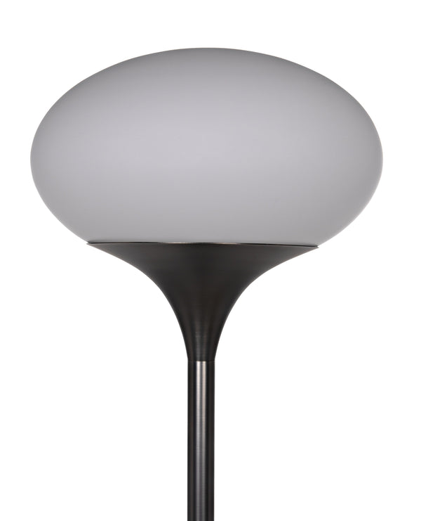 Drop Floor Lamp, Gun Metal Finish
