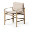 Lenz Dining Armchair In Alcala Taupe