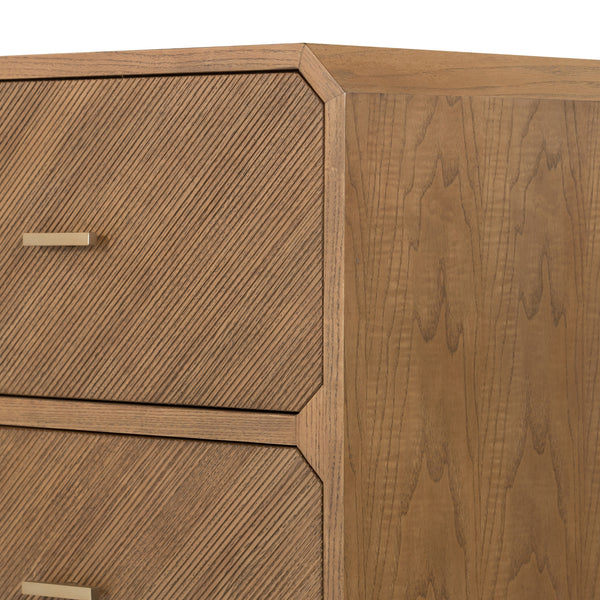 Caspian 6 Drawer Dresser In Nat Ash Veneer