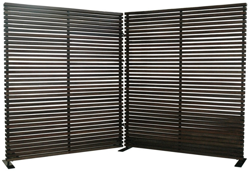 Damani Screen Black with Hardwood and Aluminum Frame