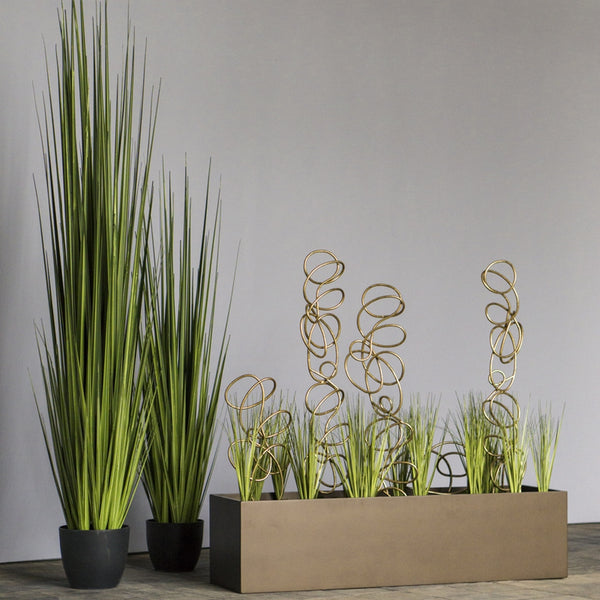 Doodle Sculptures and Japanese Grass in Custom Rec
