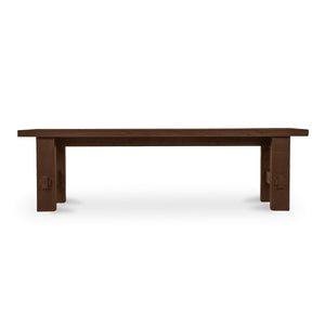 Moe's Esmond Outdoor Dining Bench in Brown