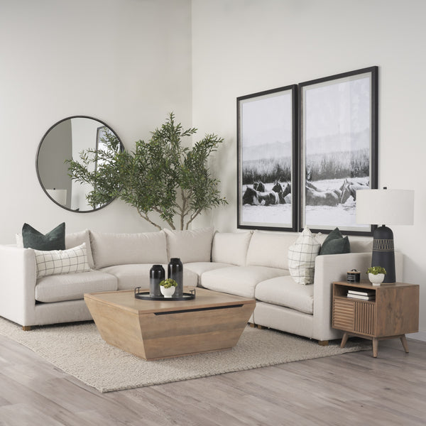 Suzanne 14 x 26 White/Black Square Pattern Decorative Pillow Cover
