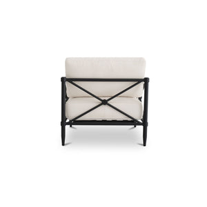 Moe's Willow Outdoor Accent Chair in Cream