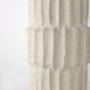 Cardon 14.4H Cream Ceramic Vase
