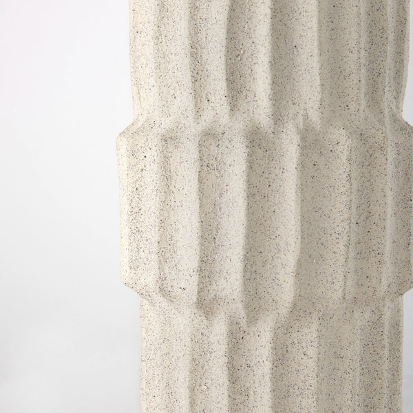 Cardon 14.4H Cream Ceramic Vase
