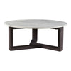 Moe's Jinxx Coffee Table in Charcoal Grey Marble