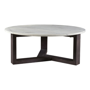 Moe's Jinxx Coffee Table in Charcoal Grey Marble
