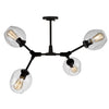 Organic JA14024BK Semi Flush in Black