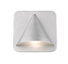 Obelisk 1 Light Outdoor Wall Sconce in Silver Finish